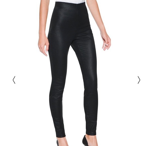 White House Black Market Pants - WHBM Outlet High Rise Coated Denim Leggings